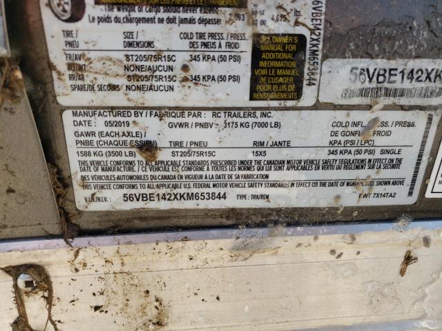56VBE142XKM653844 Rc Trailer 2019. Фото: 9
