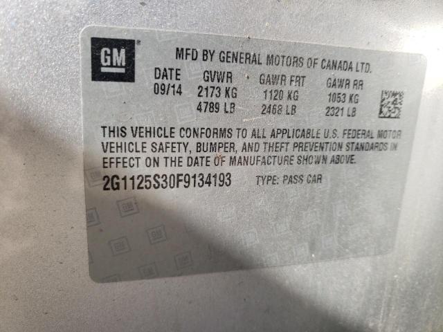 2015 CHEVROLET IMPALA LT 2G1125S30F9134193
