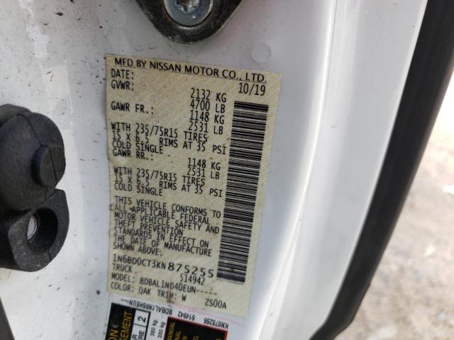 2019 NISSAN FRONTIER S - 1N6BD0CT3KN875255