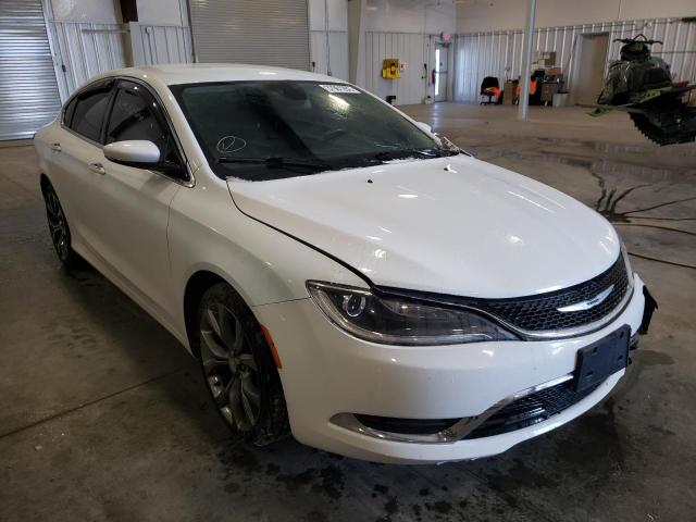 Salvage cars for sale from Copart Avon, MN: 2015 Chrysler 200 C