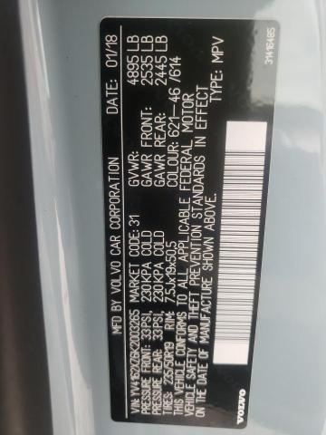 2019 VOLVO XC40 T5 MO YV4162XZ6K2003265