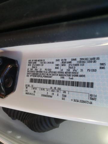 2020 FORD F150 SUPER - 1FTEW1EP2LFB45347