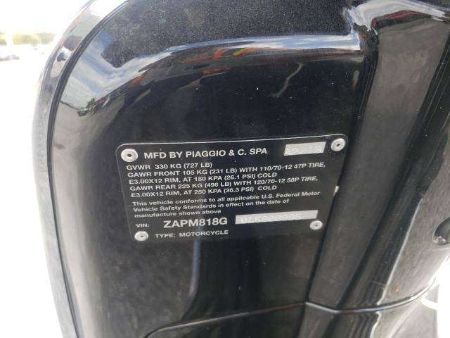 2020 VESPA PRIMAVERA ZAPM818G0L5800885