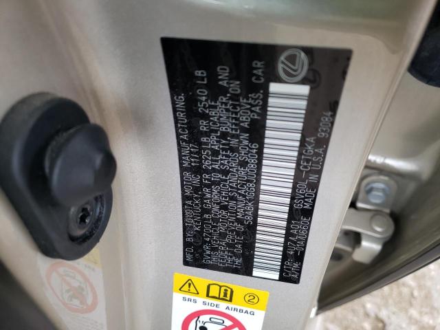 58ABK1GG8JU088046 Lexus Es 350 2018. Фото: 9