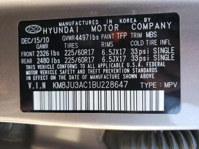 2011 HYUNDAI TUCSON GLS - KM8JU3AC1BU228647