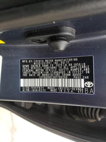 2017 TOYOTA COROLLA L 5YFBURHE3HP700209