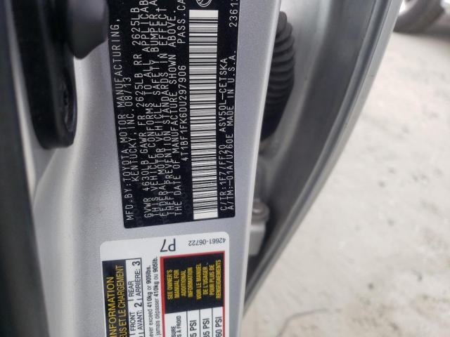 4T1BF1FK6DU297906 Toyota Camry L 2013. Фото: 9