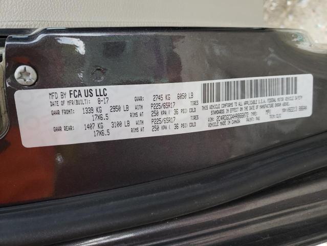 2017 DODGE GRAND CARA 2C4RDGCG4HR866072