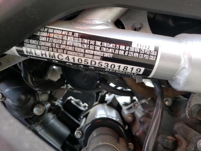 2013 HONDA CBR250 R MLHMC4105D5301819