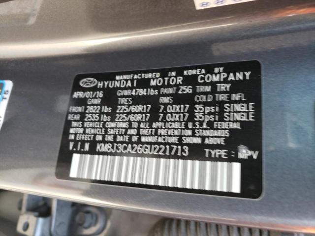 2016 HYUNDAI TUCSON LIM KM8J3CA26GU221713