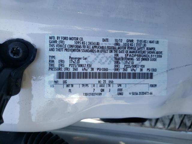 1FADP5BU6DL511359 Ford C-Max Sel 2013. Фото: 9