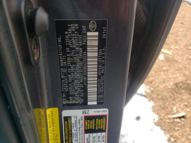 4T1BF3EK8BU230234 Toyota Camry Base 2011. Фото: 9