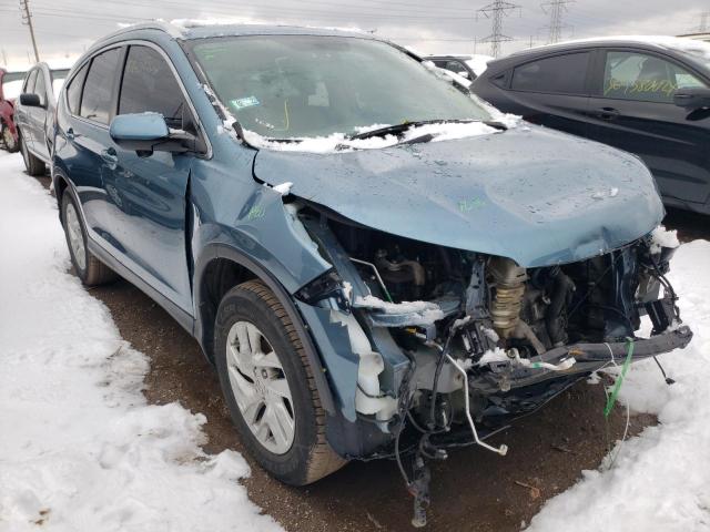 Salvage cars for sale from Copart Elgin, IL: 2016 Honda CR-V EXL