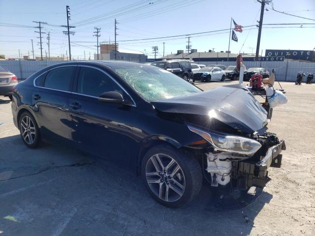 Salvage cars for sale from Copart Sun Valley, CA: 2021 KIA Forte EX