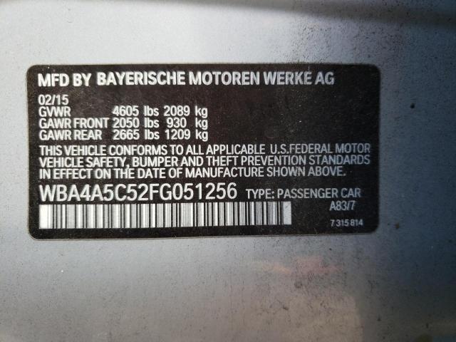 2015 BMW 428 I GRAN WBA4A5C52FG051256