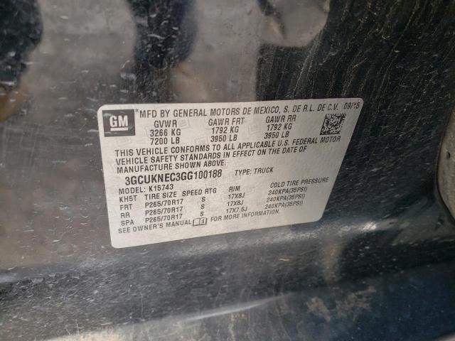 2016 CHEVROLET SILVRDO LT 3GCUKNEC3GG100188