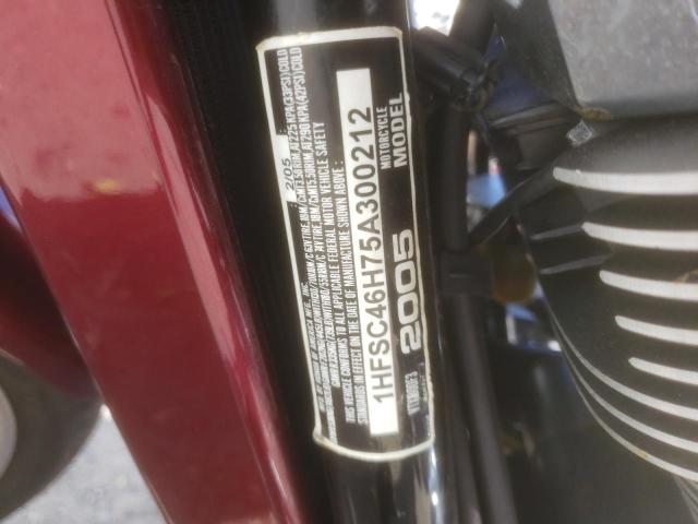 2005 HONDA VTX1800 F3 1HFSC46H75A300212