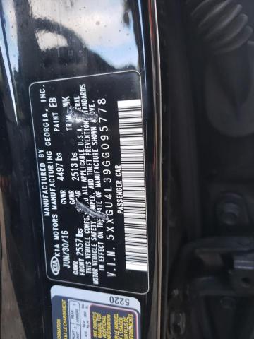 5XXGU4L39GG095778 KIA OPTIMA EX