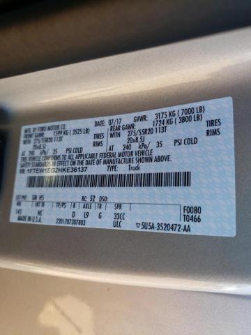 2017 FORD F150 SUPER 1FTEW1EG2HKE36137
