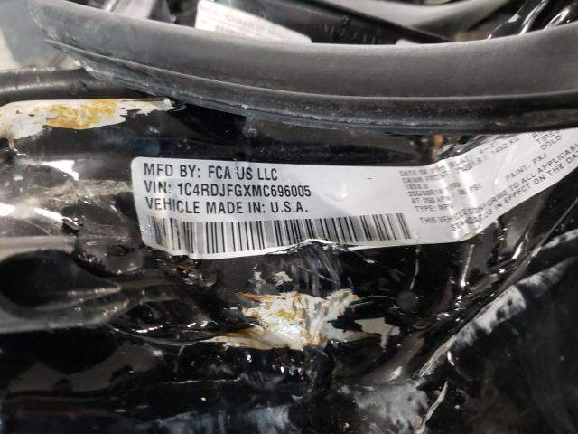 2021 DODGE DURANGO PU 1C4RDJFGXMC696005