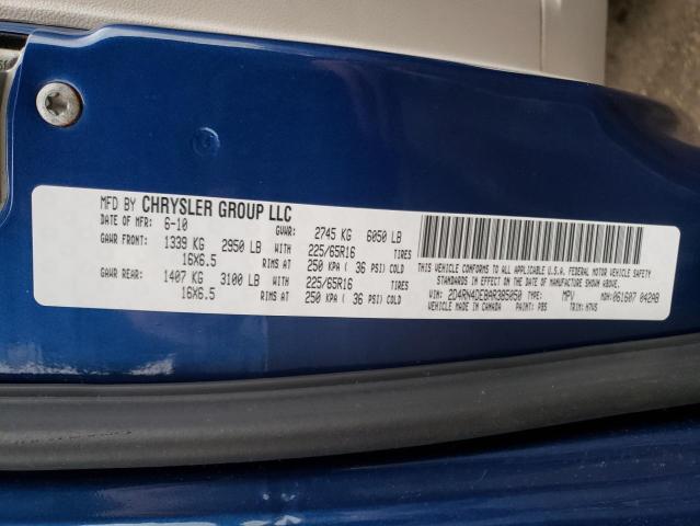 2010 DODGE GRAND CARA - 2D4RN4DE8AR385050