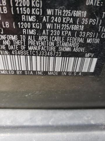 2018 SUBARU OUTBACK TO 4S4BSETC1J3346723