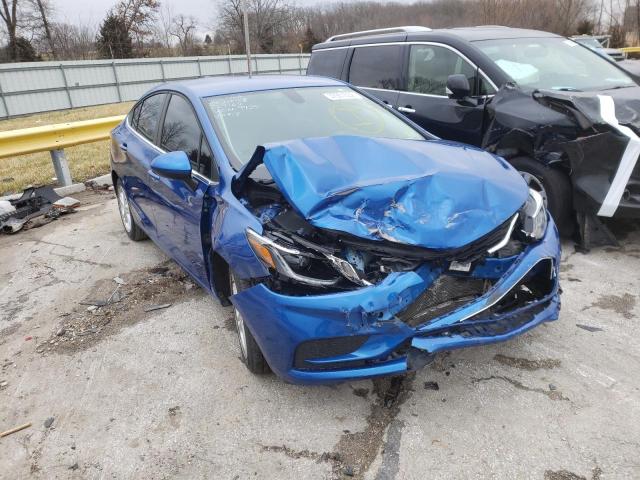 Salvage cars for sale from Copart Rogersville, MO: 2017 Chevrolet Cruze LT