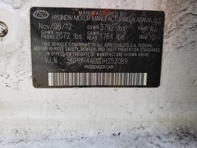 2013 HYUNDAI ELANTRA GL - 5NPDH4AE0DH252089