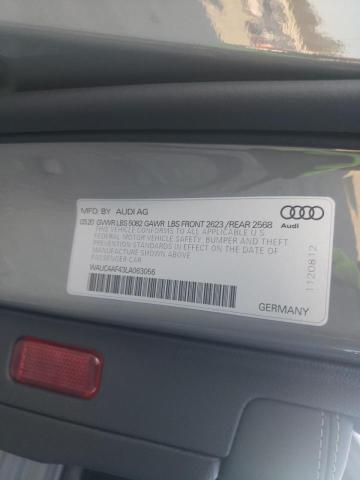 2020 AUDI S4 PRESTIG WAUC4AF43LA063056