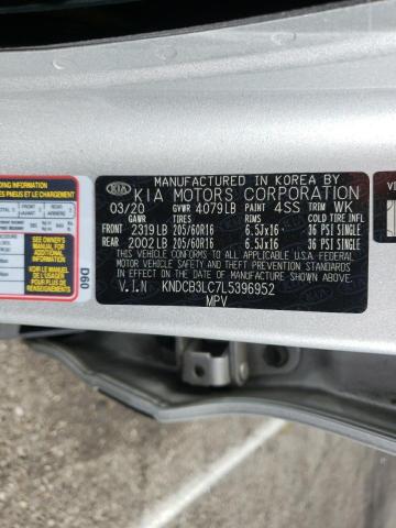 2020 KIA NIRO LX KNDCB3LC7L5396952
