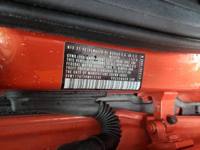 2017 VOLKSWAGEN BEETLE 1.8 3VWF17AT3HM613700