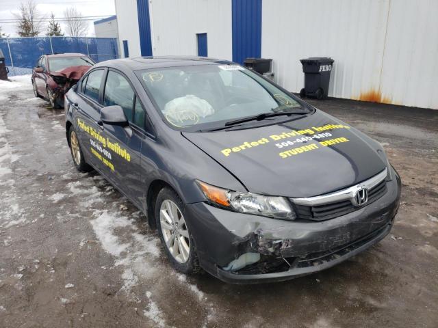 Vehiculos salvage en venta de Copart Moncton, NB: 2012 Honda Civic LX