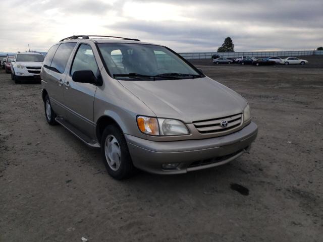 Salvage cars for sale at Airway Heights, WA auction: 2001 Toyota Sienna LE