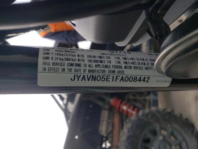 2015 YAMAHA XVS950 CU JYAVN05E1FA00H442