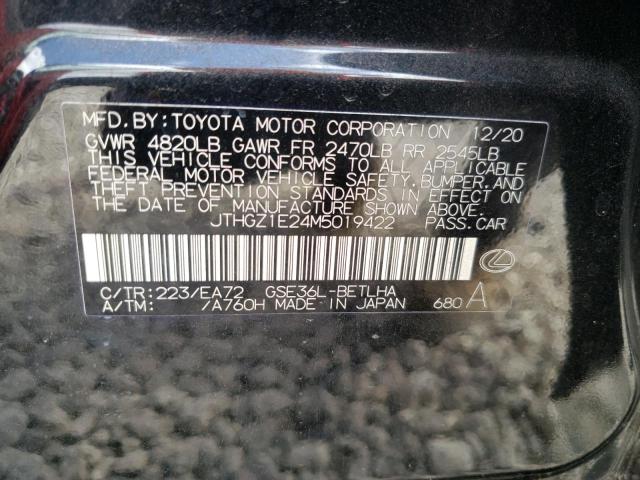 2021 LEXUS IS 350 F-S JTHGZ1E24M5019422