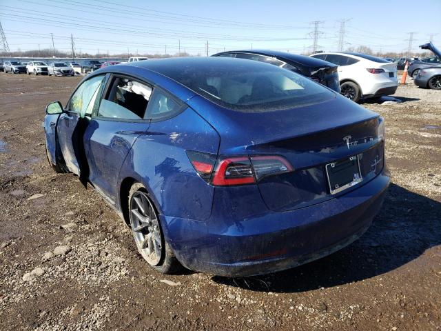 2022 TESLA 3 5YJ3E1EB4NF167212