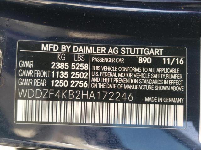 2017 MERCEDES-BENZ E 300 4MAT - WDDZF4KB2HA172246