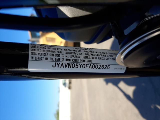 2015 YAMAHA XVS950 CU JYAVN05Y0FA002626