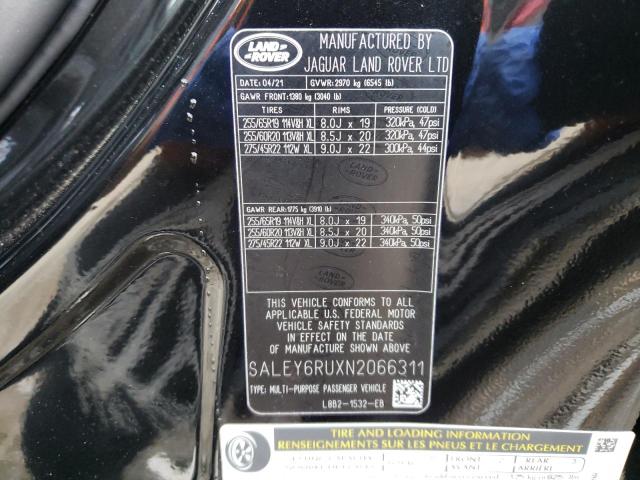 2022 LAND ROVER DEFENDER 9 SALEY6RUXN2066311
