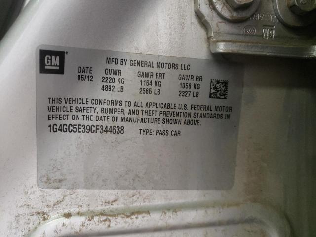 2012 BUICK LACROSSE - 1G4GC5E39CF344638