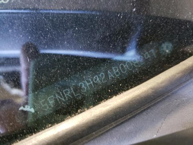 2010 HONDA ODYSSEY TO - 5FNRL3H92AB008297