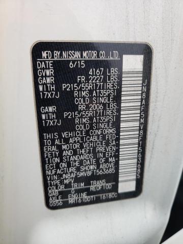 JN8AF5MV8FT563685 Nissan Juke S 2015. Фото: 9
