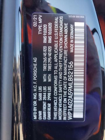 2021 PORSCHE MACAN GTS WP1AG2A59MLB52156