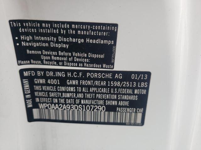 2013 PORSCHE 911 CARRER - WP0AA2A93DS107290