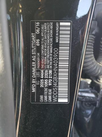 2017 MERCEDES-BENZ CLA 250 4M WDDSJ4GBXHN403900