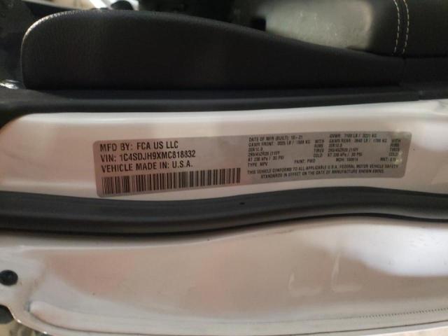 2021 DODGE DURANGO SR 1C4SDJH9XMC818832