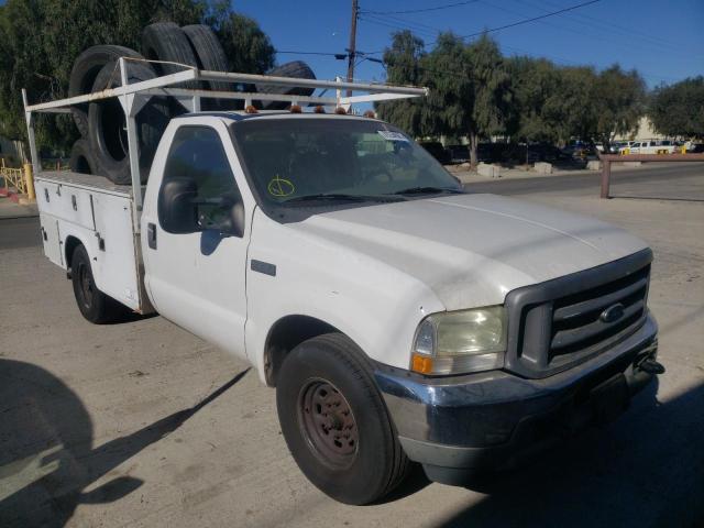 Salvage cars for sale from Copart Van Nuys, CA: 2003 Ford F350 SRW S