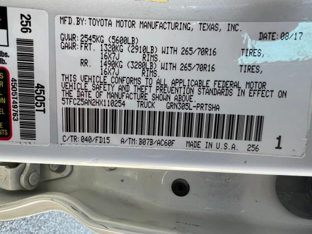 5TFCZ5AN2HX110254 Toyota Tacoma Dou 2017. Фото: 9