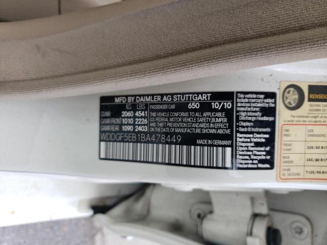 WDDGF5EB1BA478449 Mercedes-Benz C 300 2011. Фото: 9