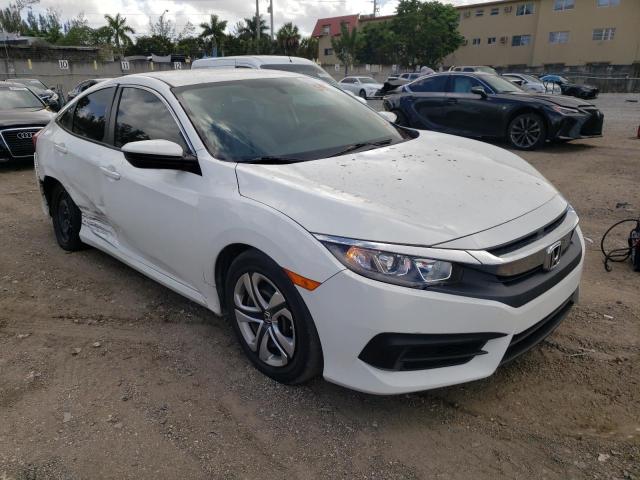 Salvage cars for sale from Copart Opa Locka, FL: 2017 Honda Civic LX